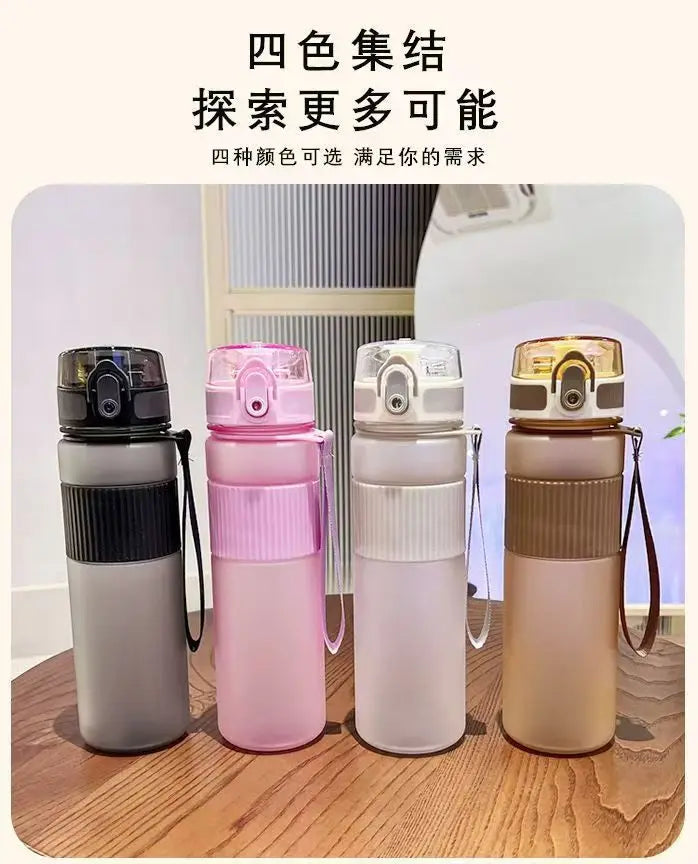 550ML Cartoon Fortnite Adult Sport Water Bottle, Motivational Leak-Proof Portable Reusable Plastic Cup, Large Capacity Water Cup