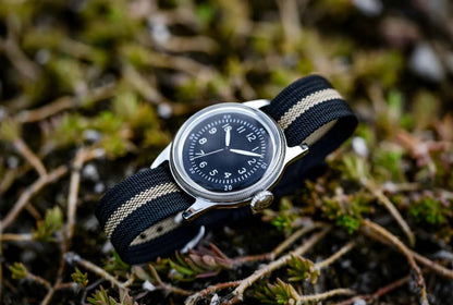 RDUNAE RA05 Vintage Military Watch 2035 Movement Quartz K1 Mineral Glass Crystal Stainless Steel Luminous Waterproof Men's Watches
