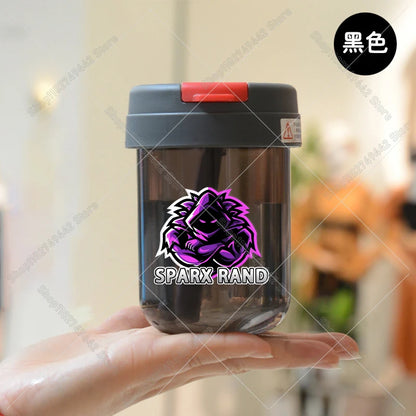 Game Fortnites Mini Straw Cups School Student Plastic Water Bottle Children Leak-proof Coffice Milk Cups Travel Outdoor Office