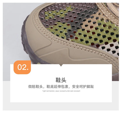 HUMTTO Scarpe da trekking da uomo traspiranti per sport all'aria aperta, scarpe da arrampicata, scarpe da caccia da donna, scarpe da trekking, sneakers, stivaletti, scarpe tattiche
