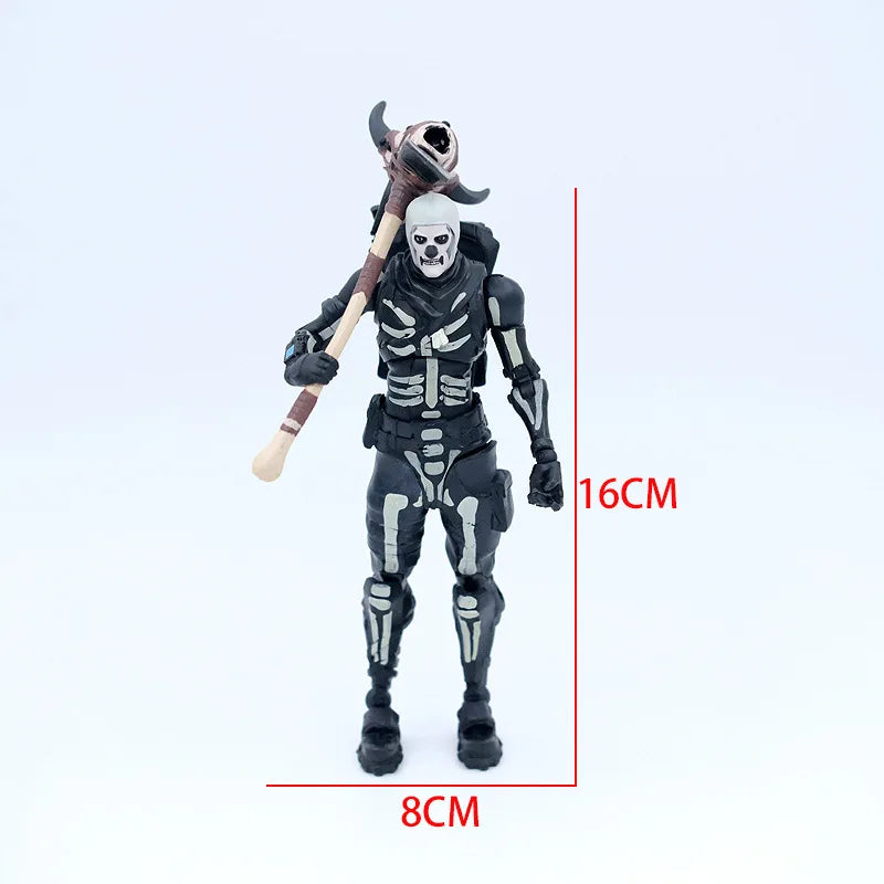 Game Fortnite Raptor Black Knight Skull Trooper Premium Cuddle Team Leader MogulMaster Action Figure Room Decoration Toys Gift