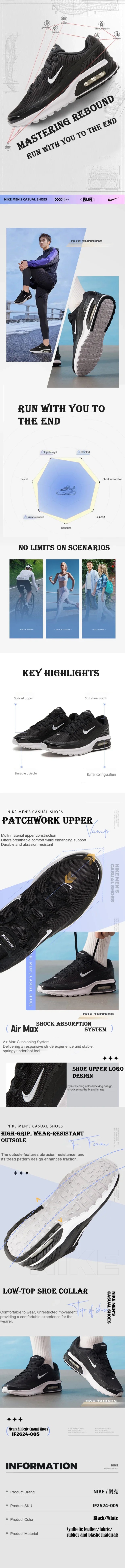 Pantofi Nike pentru bărbați Air Max Bia Pantofi sport Pantofi de alergare cu amortizare pentru călătorii Pantofi casual confortabili și respirabili