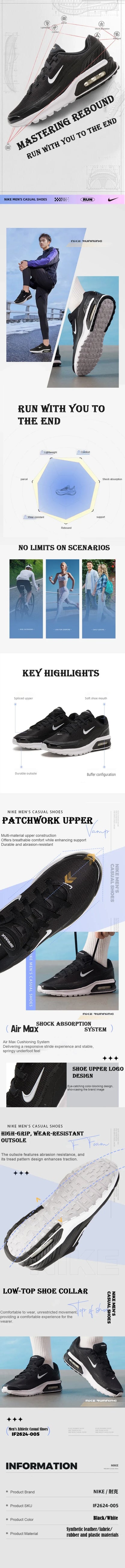 Pantofi Nike pentru bărbați Air Max Bia Pantofi sport Pantofi de alergare cu amortizare pentru călătorii Pantofi casual confortabili și respirabili
