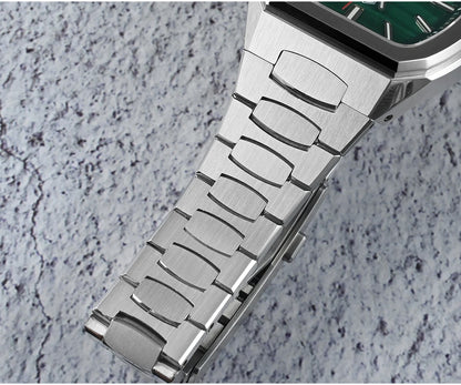 San Martin 39.5mm Tonneau Luxury Men Watch Mineral Dial Casual Sports PT5000 SW200 Automatic Mechanical Sapphire Luminous SN0145