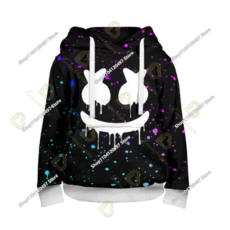 Children Battle Royals Hoodie Fortnite Boys Girls Cartoon Printed Pullovers Kids Sweatshirt Harajuku Streetwear Spring Winter