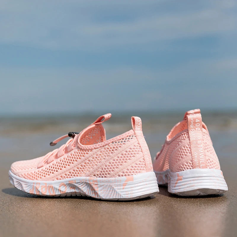 Men and Women Aqua Shoes, Wading Water Upstream Outdoor Sports Beach Sneakers, Canyoning Camping Amphibious River Tracing Creek