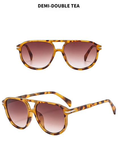 BOYSEEN Beach Sunglasses Man Summer Orange Sun Glasses UV400  Can Do Prescription Glasses Big Frame Blue Eyewear