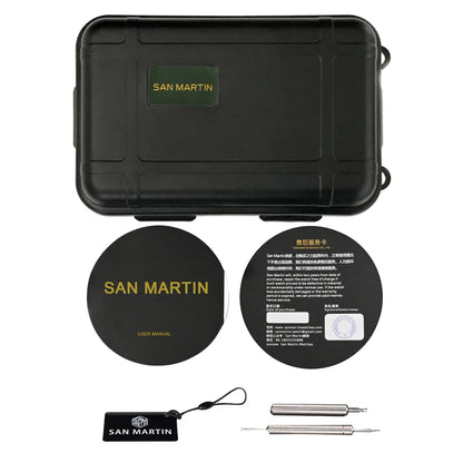Relógio mecânico automático San Martin New 39mm NH34 BB GMT, relógio desportivo, safira, luminoso, impermeável 100m, para homem, Relogio SN0054