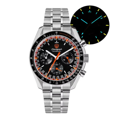 Watchdives New Wd1863 Quartz Men's Watch VK63 Chronograph Bubble Sapphire Waterproof 39Mm Steel Top Brand Luxury Business Watch