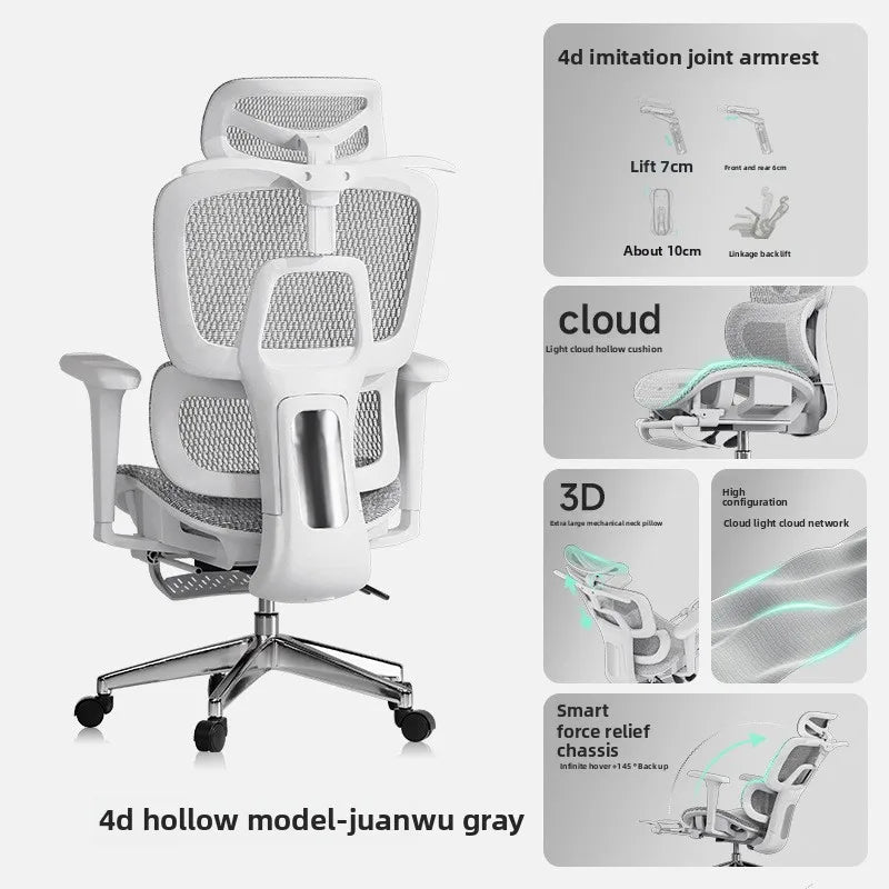 UVR Ergonomic Office Chair Adjustable Mesh Executive Chair with Armrests, Comfortable Swivel Desk Chair, Gaming & Staff Chair for Home Office
