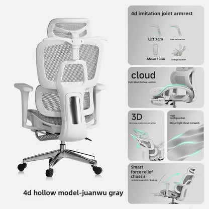 UVR Ergonomic Office Chair Adjustable Mesh Executive Chair with Armrests, Comfortable Swivel Desk Chair, Gaming & Staff Chair for Home Office