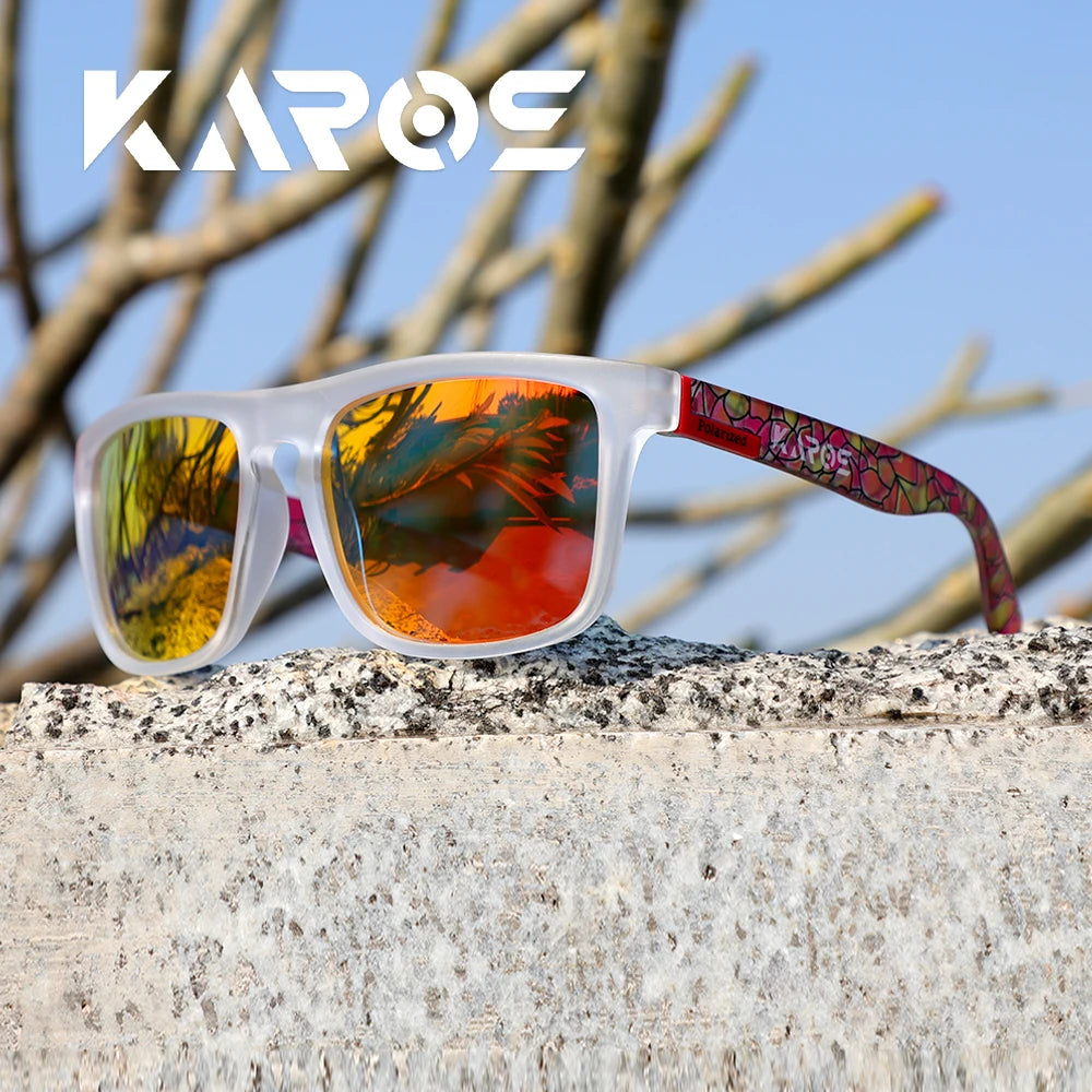 KAROS Polarized Sunglasses Unisex Car Driver Anti-Glare Goggles Outdoor for travel fishing beach UV400 eyeglasses