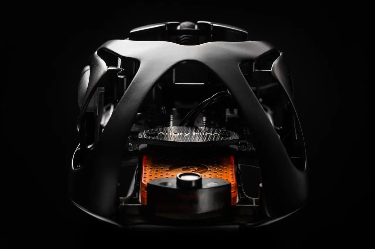 Angry Miao Infinity Gaming Wireless Mouse Metal Ultralight PAW3950 30K DPI Tri-Mode 8K Gaming Mouse with Hot-Swappable Switches