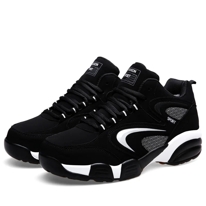 Men's Snow Boots Winter Warm Couple Casual Sneakers Fashion Leather Outdoor Sport Running Tennis Men Non-Slip Big Size 48 Trainer