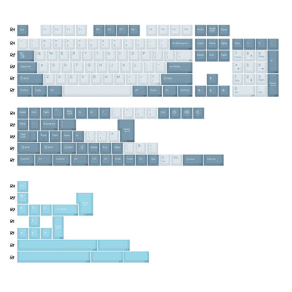 KBDiy 174 Keys Retro GMK GMK Hammerhead Dark PBT Keycap Double Shot Cherry Profile Key Caps For MX Switches Mechanical Keyboard