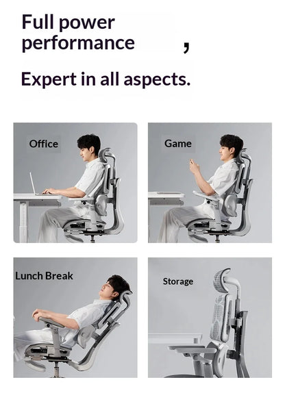Office Mesh Chair Ergonomic Executive Computer Gaming Furniture Modern Swivel Rolling Adjustable Silla Gaming Ergonomic Chair