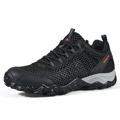 HUMTTO Outdoor Hiking Trekking Mountain Sports Shoes for Men, Camping, Hunting, Walking, Breathable Cushioned Non-Slip Sneakers