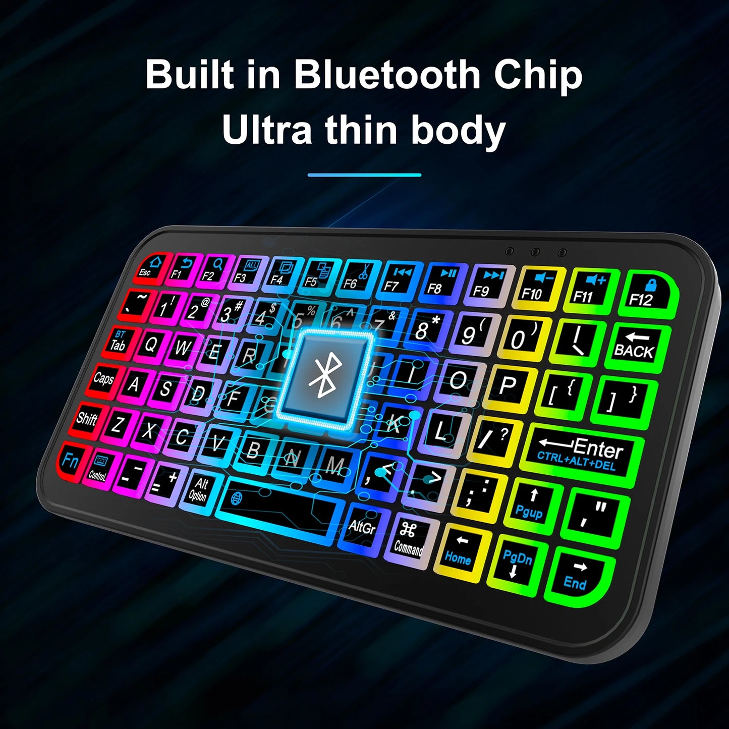 Keyboard for Tablet Android iOS Windows Wireless Mouse Rechargeable Keyboard Bluetooth 5.2 Backlit Keyboard for iPad Phone