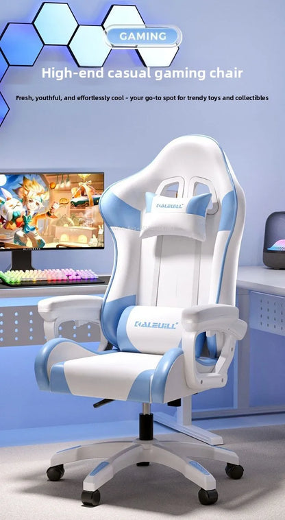 Ergonomic Gaming Chair Racing Style Computer Chair with Adjustable Armrests, Reclining Office Chair, E-Sports Chair for Home & Office