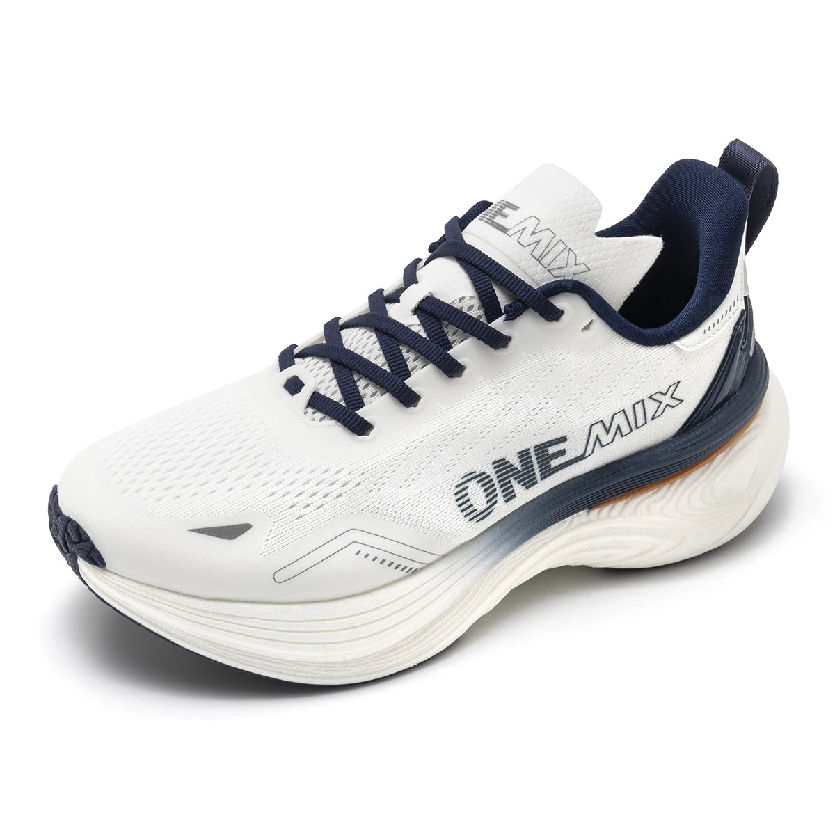 ONEMIX Nieuwe jogging- en hardloopschoenen voor dames en heren, lichte sneakers, wegschoenen, slijtvaste modieuze sportschoenen, fitnessschoenen