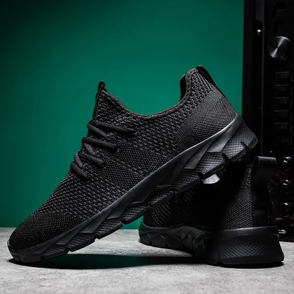 Zapatillas deportivas para hombre, ligeras y transpirables, para correr, para todas las estaciones, tallas grandes, clásicas, informales, deportivas, con suela gruesa, para caminar