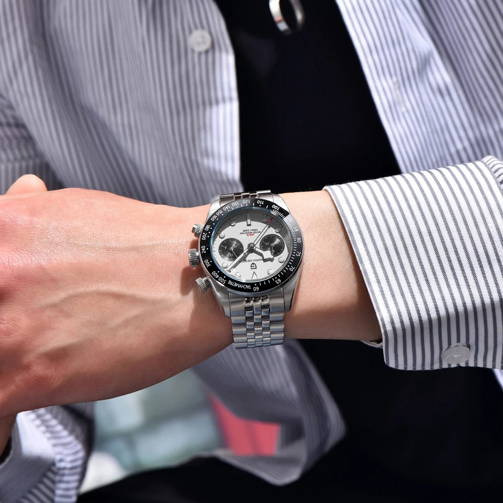 PAGANI DESIGN New Panda Men's Watches Top Luxury Quartz Wristwatches Chronograph Watch Man 2026 Gift AR Sapphire Ceramic Bezel