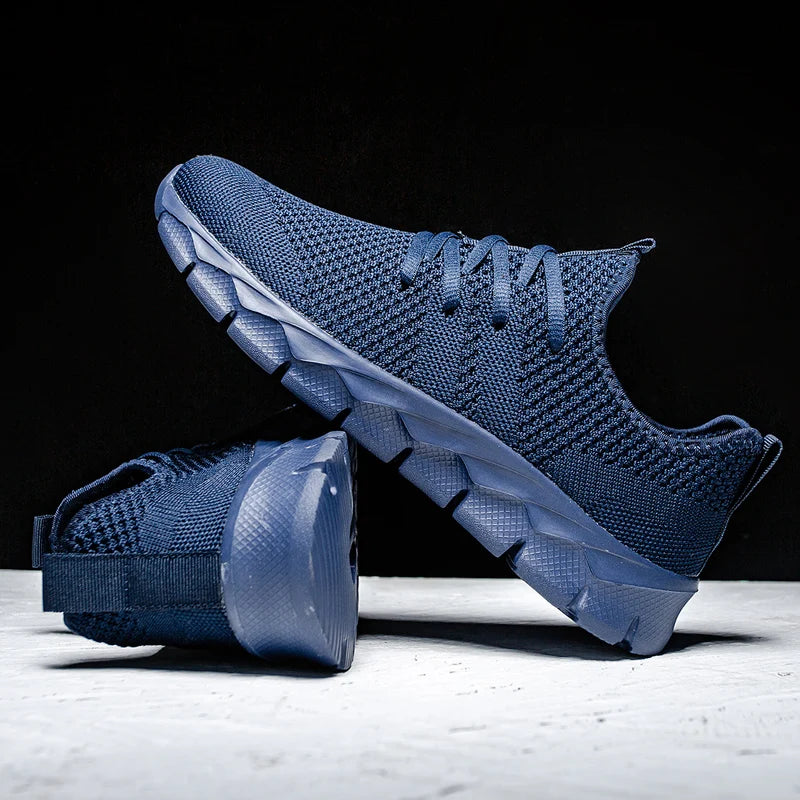 Zapatillas deportivas para hombre, ligeras y transpirables, para correr, para todas las estaciones, tallas grandes, clásicas, informales, deportivas, con suela gruesa, para caminar