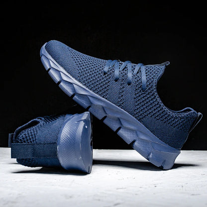 Zapatillas deportivas para hombre, ligeras y transpirables, para correr, para todas las estaciones, tallas grandes, clásicas, informales, deportivas, con suela gruesa, para caminar