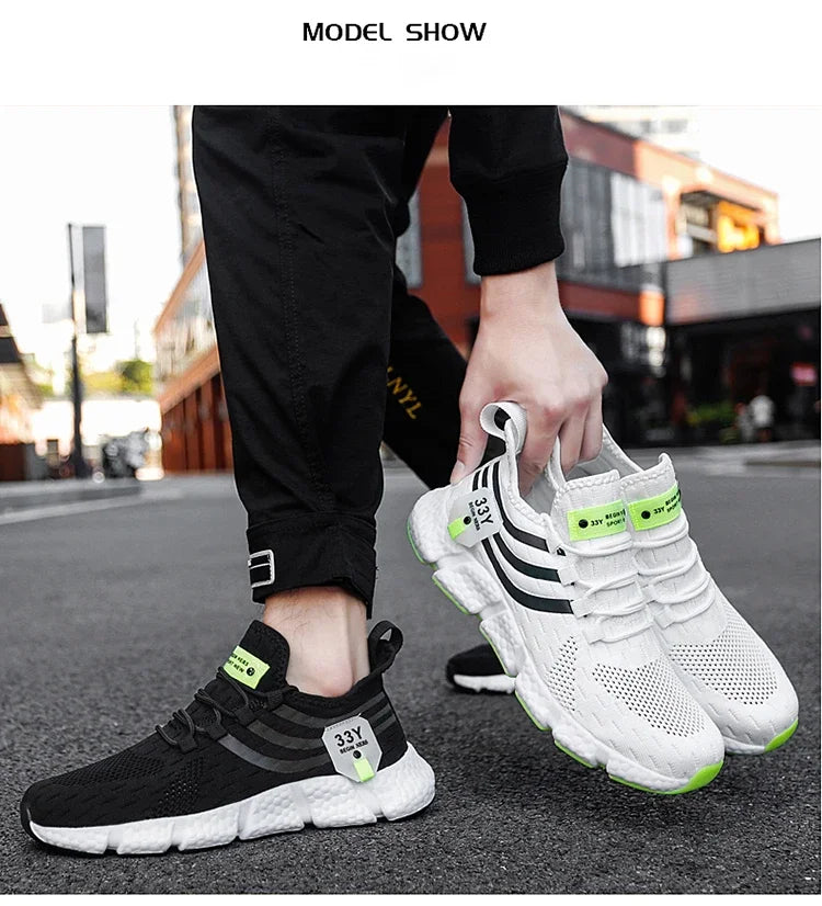Trend dihalni moški športni čevlji za pomlad in jesen Tenis Masculino Zapatillas Hombre modni tekaški čevlji