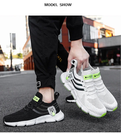 Trend dihalni moški športni čevlji za pomlad in jesen Tenis Masculino Zapatillas Hombre modni tekaški čevlji