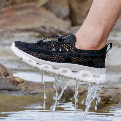Hombres, mujeres, zapatillas de vadeo de secado rápido, transpirables, AquaIn Upstream, antideslizantes, para deportes al aire libre, resistentes al desgaste, zapatillas de playa, tallas 39-46