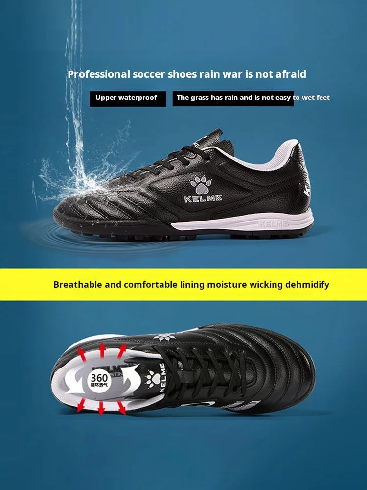 Kelme Tf Broken Nail Pantofi de fotbal pentru adulți și tineri Pantofi de fotbal antiderapanti pentru gazon artificial Pantofi de fotbal pentru jocul de cinci contra cinci Pantofi de fotbal sportivi