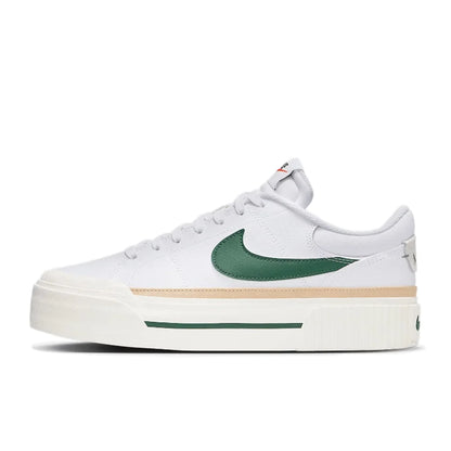Nike Court Legacy Lift, diseño de suela elevada: antideslizante, amortiguación cómoda, zapatillas clásicas y duraderas DM7590-112