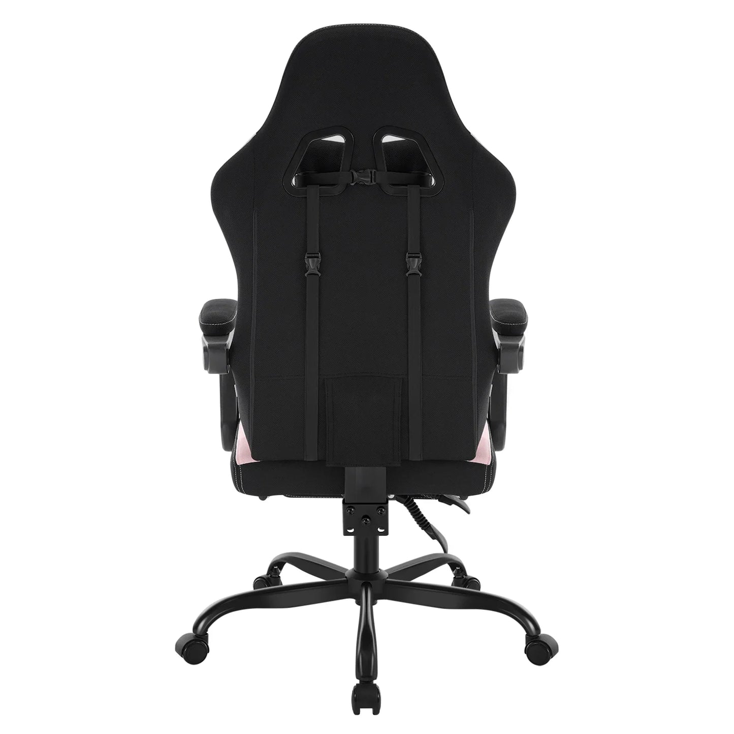 WOLTU Swivel Computer Chair with Massage Function Ergonomic Office Chair with Pillow & Footrest Height Adjustable Gaming Chair