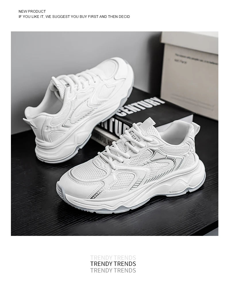 Adidași casual de viteză pentru bărbați, primăvară-vară, cu talpă moale, antiderapant, respirabili, pentru alergare în aer liber, pantofi sport de modă pentru tineri Joker
