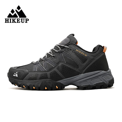 HIKEUP Sneakers traspiranti, ammortizzate e antiscivolo - Scarpe da trekking da uomo - Scarpe da corsa e trekking - Scarpe da montagna per attività all'aperto da uomo