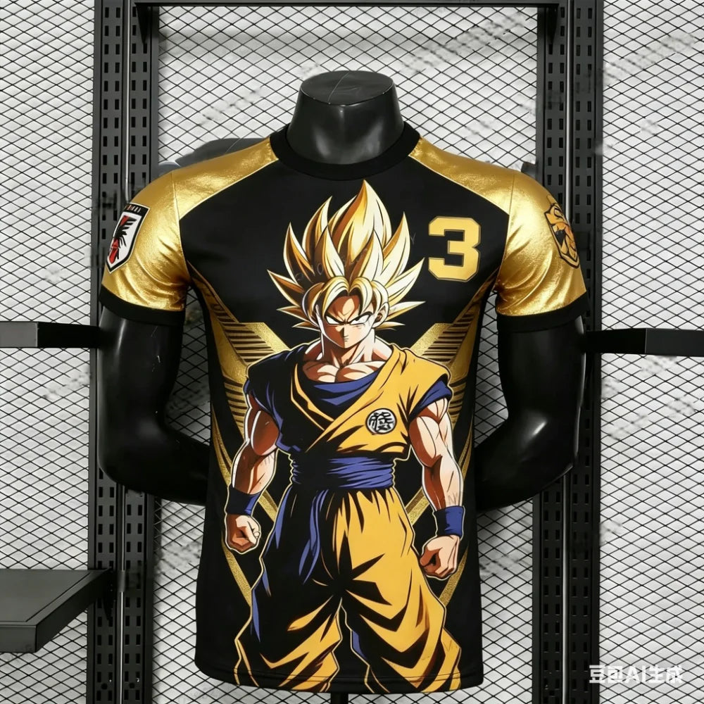 2026 Summer New Dragon Ball Z  T-shirt Men's Football Jersey T-shirt Women Casual Fashion Breathable 3D Print Short-sleeved