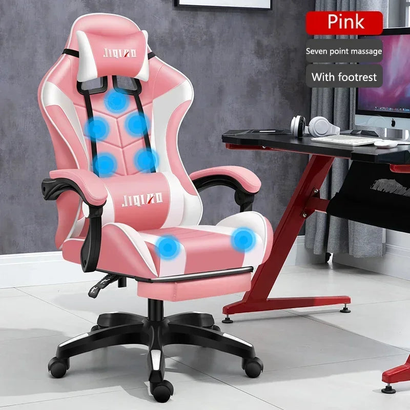 High quality gaming chair RGB light office chair gamer computer Ergonomic swivel chair Massage Recliner New gamer chairs