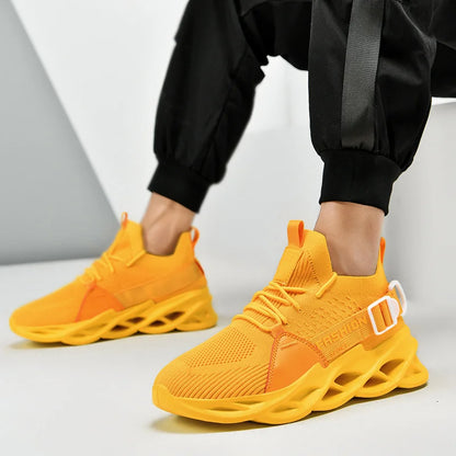 Men's Breathable Fashion Mesh Running Shoes High Quality Unisex Lightweight Tennis Athletic Sneakers 2023