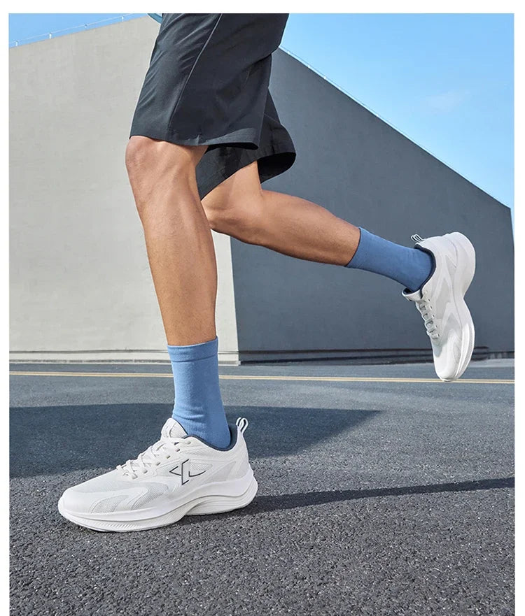 XTEP Running Shoes Men's 2025 Summer Mesh Breathable Comfortable Wear-Resistant Sports Shoes, Commuting Casual Shoes 875319110025