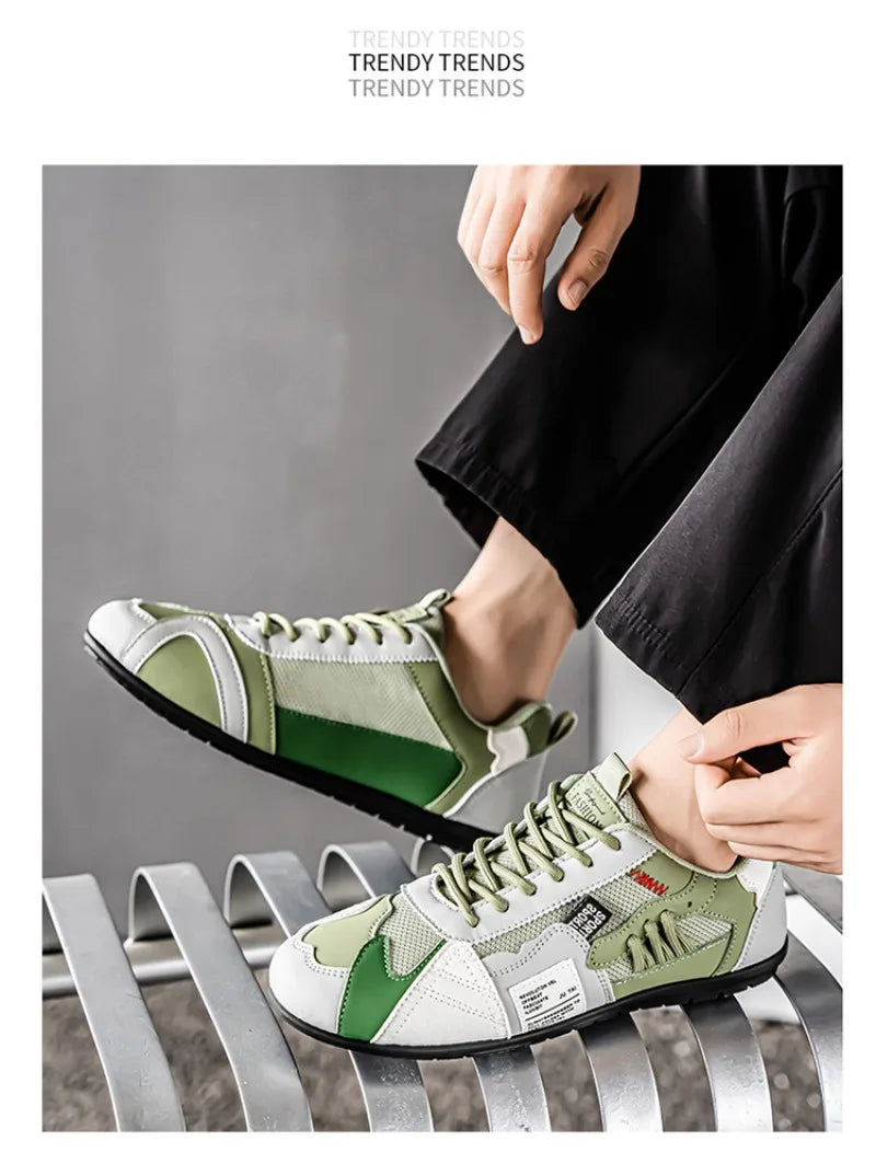 High-Quality Shoes for Men Summer New Mesh Breathable Youth Leisure Running Sneakers Walking Men Shoes Light Sneakers Zapatillas