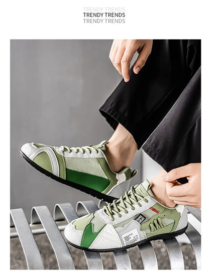 High-Quality Shoes for Men Summer New Mesh Breathable Youth Leisure Running Sneakers Walking Men Shoes Light Sneakers Zapatillas