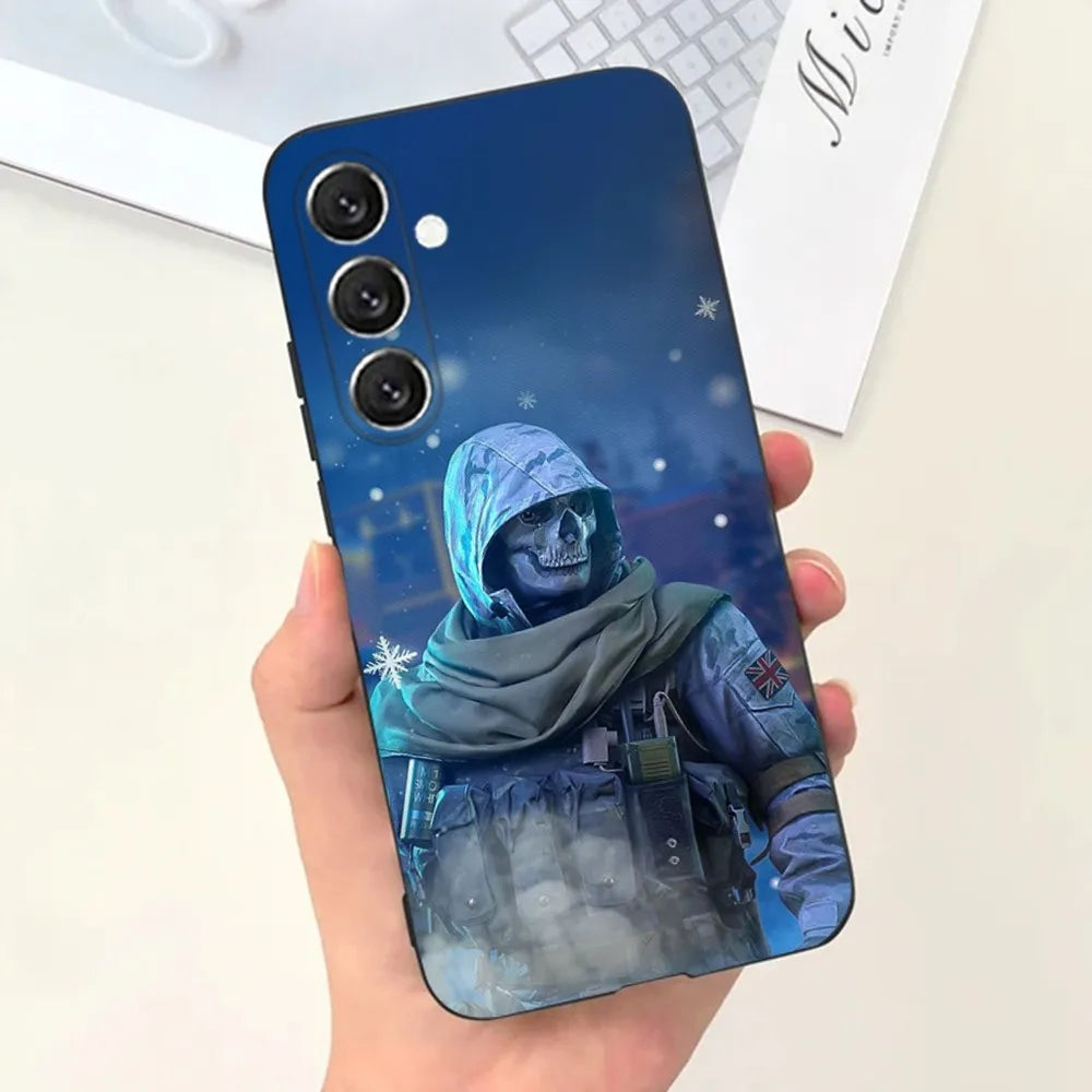 C-COD Call Of Duty hosts Phone Case For Samsung S25,S24,S21,S22,S23,S30,Ultra,S20,Plus,Fe,Lite,Note,10,9,5G Black Cover