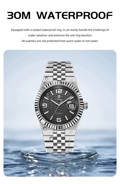 Luxury Automatic Mechanical Men's Watch Date Stainless Steel Man Watch Waterproof Luminous Business Watches For Men Reloj