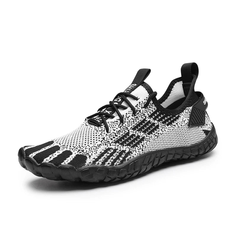 Water Shoes for Men Barefoot Beach Shoes Breathable Sport Shoes Quick Dry River White Sea Aqua Sneakers Soft Beach Sneakers