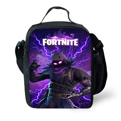 Hot Game Child Insulated Large Fortnite Capacity Bag for Boy Girl Student Outdoor Picnic Reusable Thermal Cooler Lunch Box