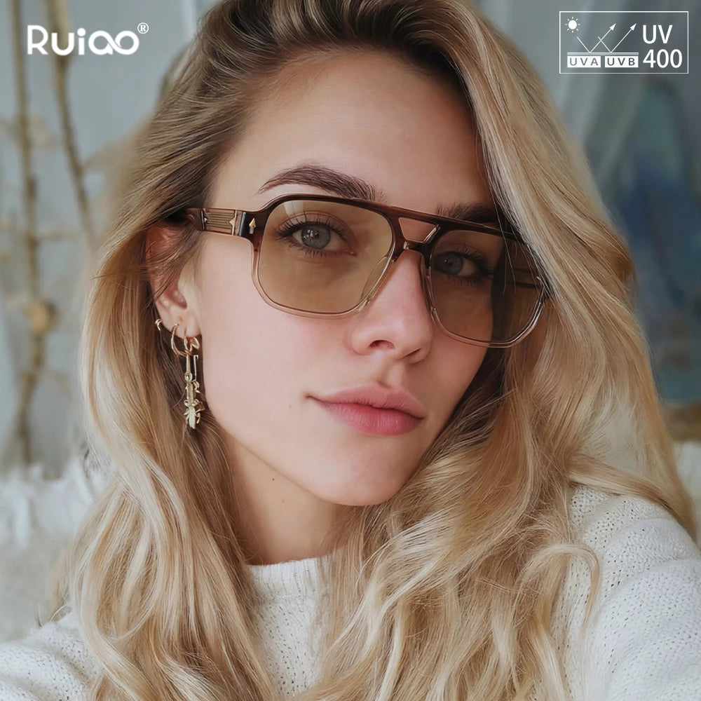 Retro 2026 Transparent Frame Sunglasses for Men and Women luxury brand designer UV400 Protection, Stylish for Driving & Outdoors