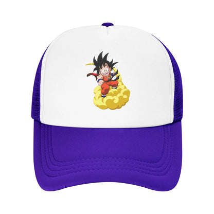 Dragon Ball Son Goku Mesh Baseball Cap Adult Trucker Hat Anime Hats Adjustable Snapback Caps Sports Cap Winter Trucker Hats