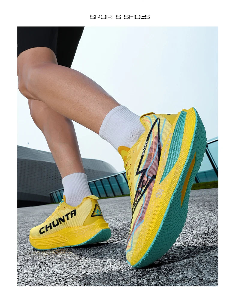Zapatillas de running con placa de carbono, especiales para maratón, deportivas para hombre, transpirables, ligeras, cómodas y de ocio para mujer.