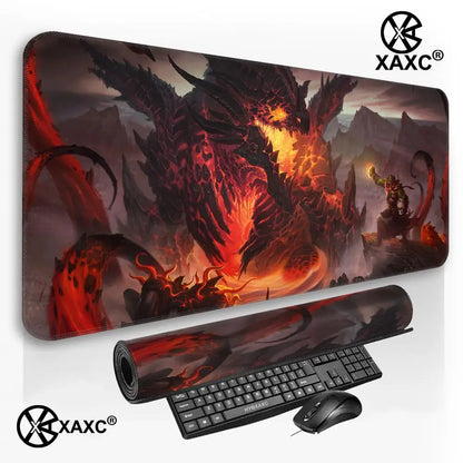 Podkładka pod mysz Lich King World Of Warcraft XAXC, duża podkładka na biurko pod klawiaturę i mysz, antypoślizgowa gumowa podkładka gamingowa pod mysz, mata pod mysz do laptopa
